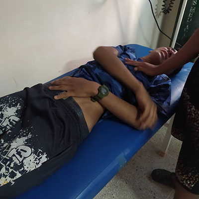 Lesionados dos adolescentes